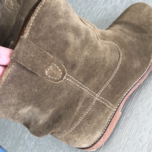 Isabel Marant Olive Suede Ankle Boots size 7 - Picture 8 of 14